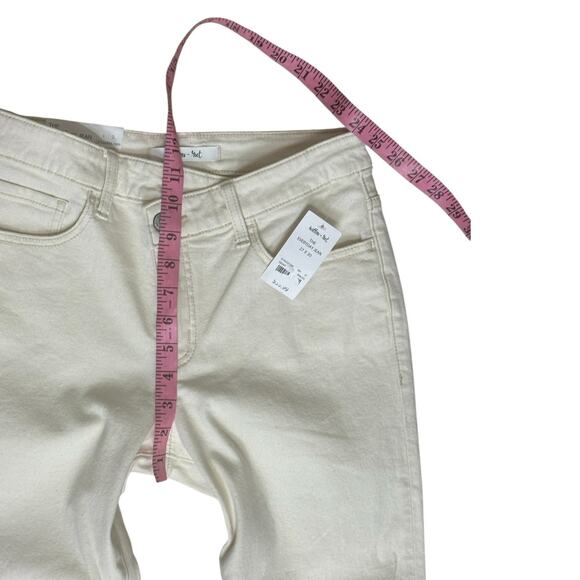 Willow & Root Everyday Straight  Jean Off White Style WR625S Size 27 - Picture 7 of 12